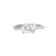 Mabina Anello solitario in argento con zircone 523399